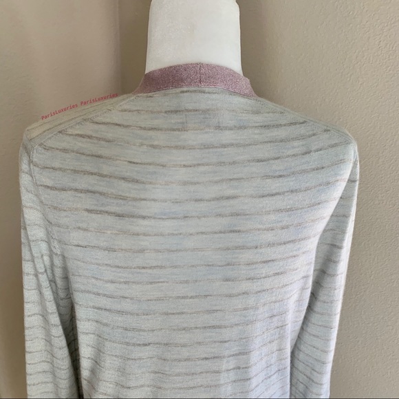 CHANEL Classic Authentic Stripe Runway Pink Gray - Picture 11 of 16